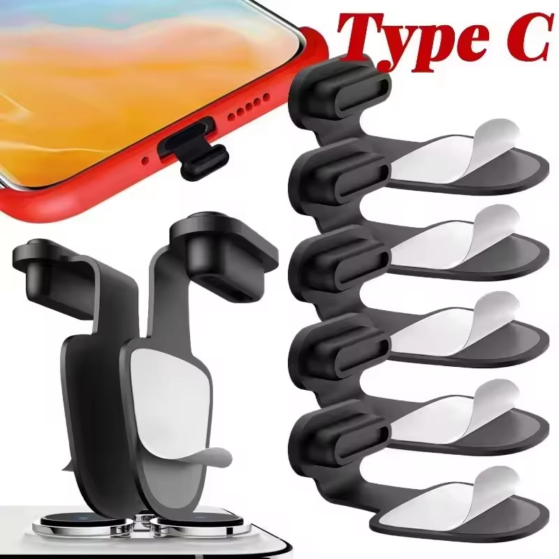 Usb Hub - 1/4/6Pcs Charging Port Anti-Dust Dirt Plug