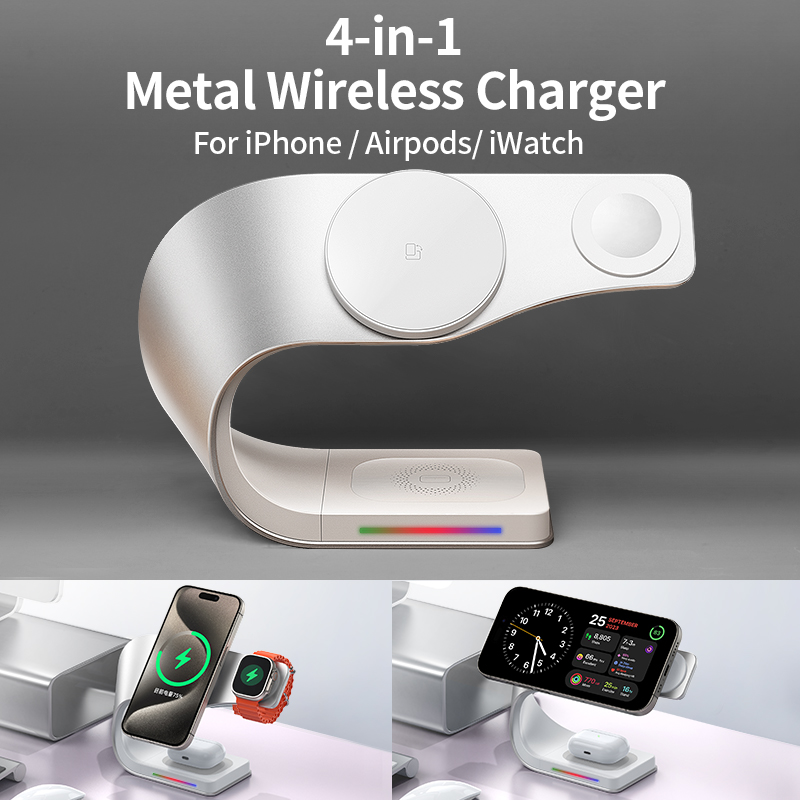 Metal Shell 4 in 1 Wireless Ch - Smart Watch review and price