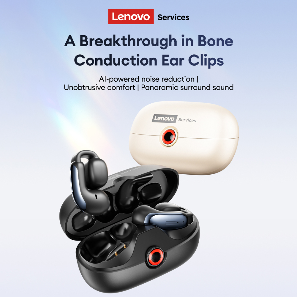 Lenovo LES-108 Bone Conduction - Wireless Charger review and price