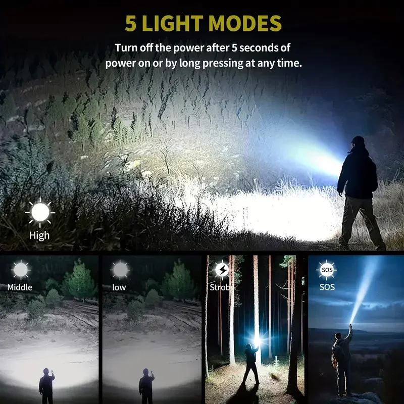 Bright Zoomable Flashlight w/  - Power Bank review and price