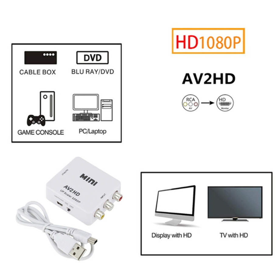 HD 1080P HDMI-compatible To RC - Hdmi Adapter review and price